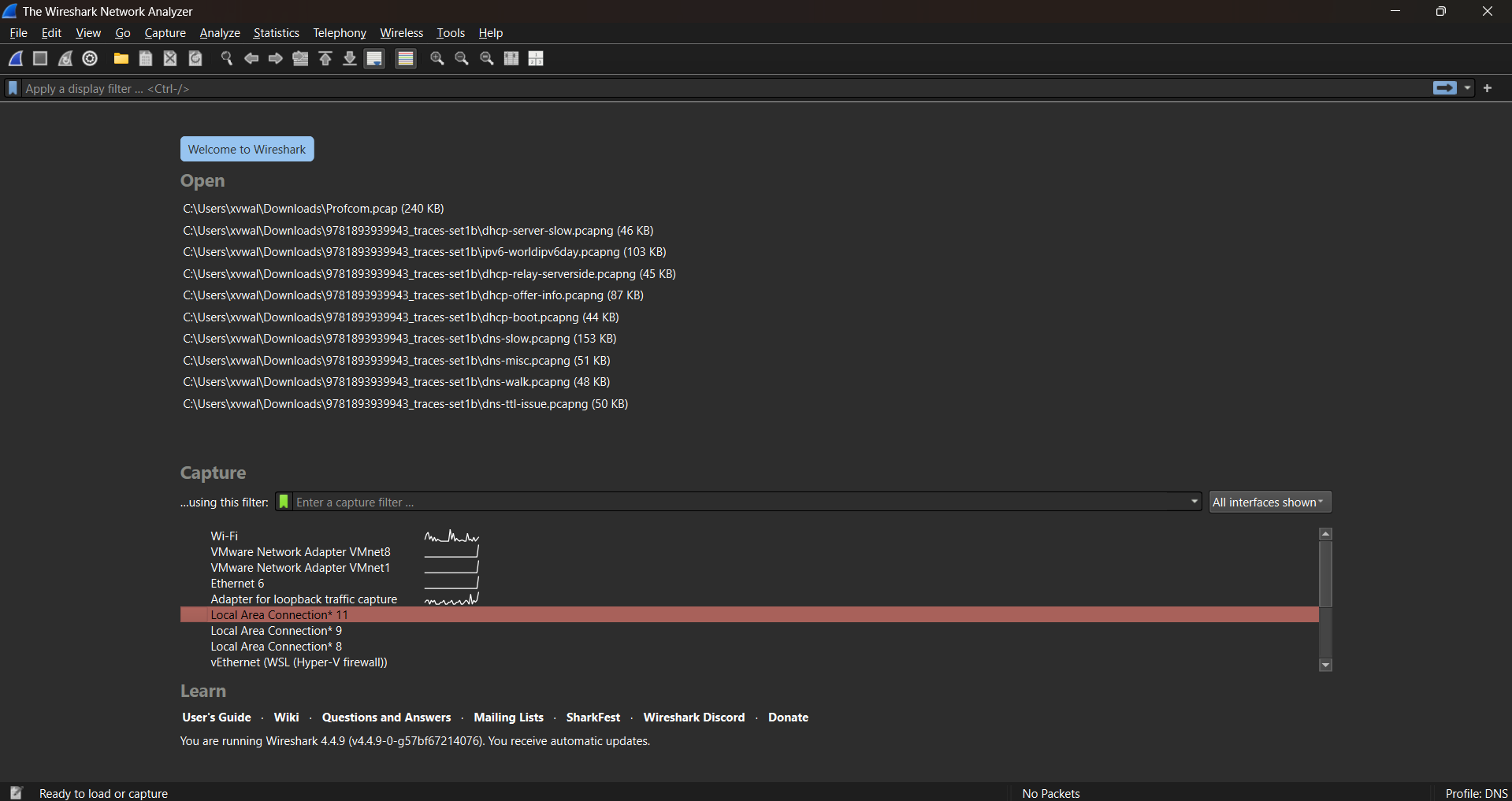 Wireshark Homepage